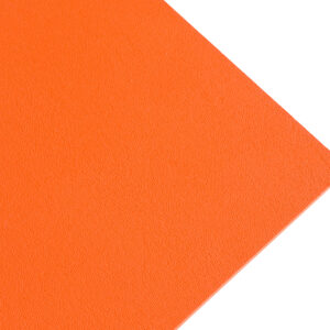 gloss orange thermoplastic sheet with smooth surface