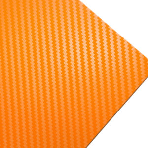 orange carbon fiber texture thermoplastic sheet