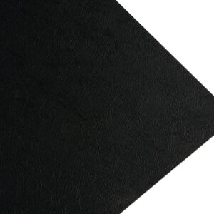 PX032 Leather Texture Black thermoplastic sheet with premium leather-style finish