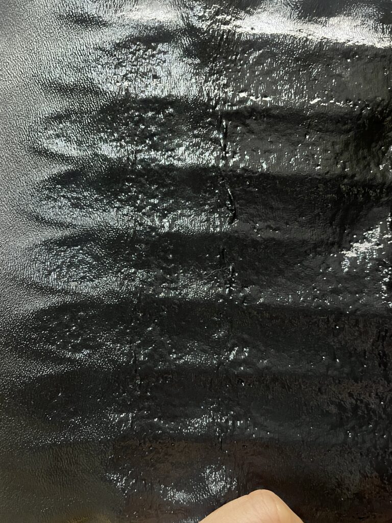 thermoplastic sheet bubbles caused by overheating during forming